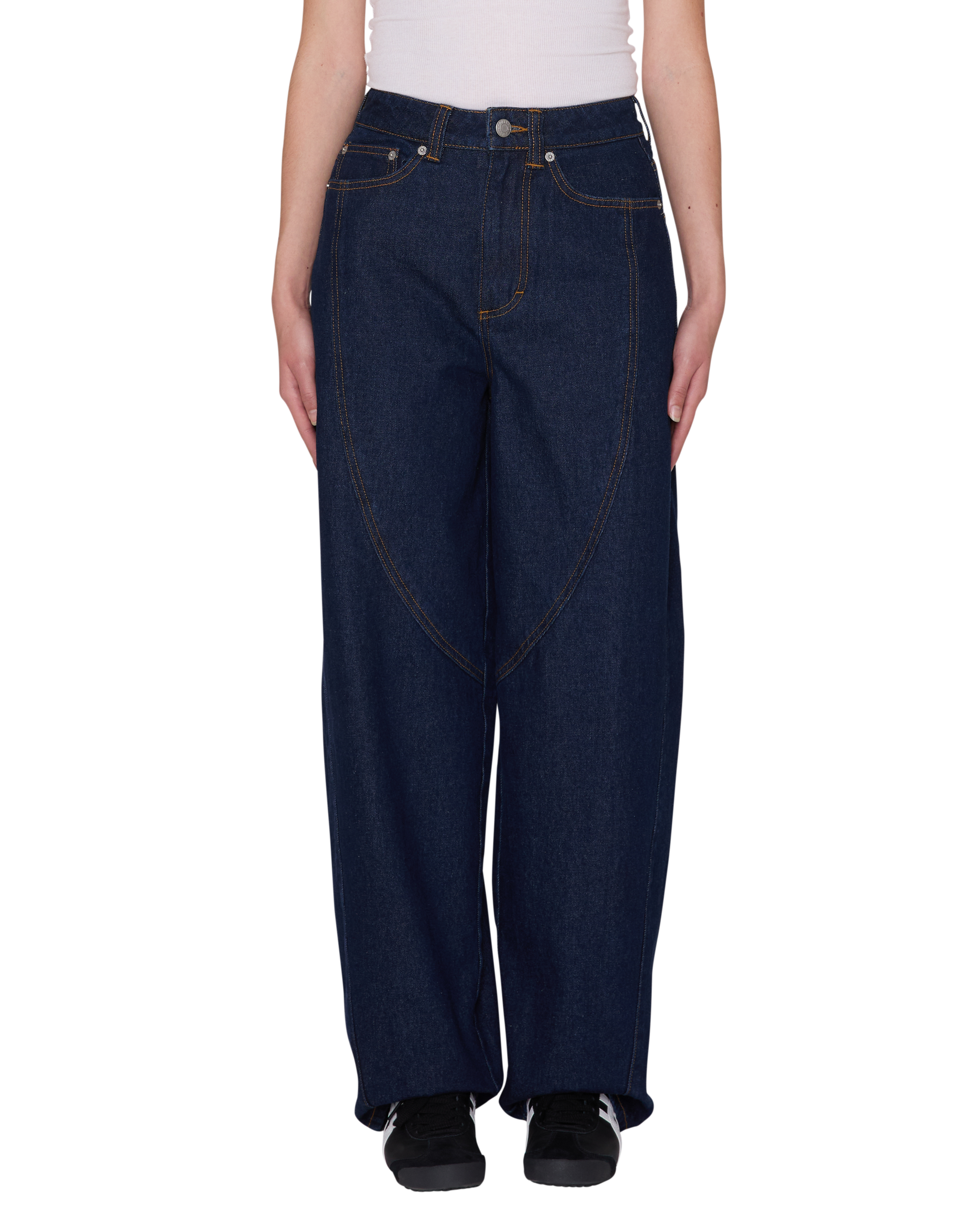 Obey Nana Denim Rinse Indigo Damen Baggy Jeans blau